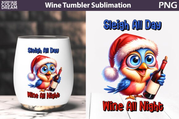 Funny Christmas Wine Tumbler