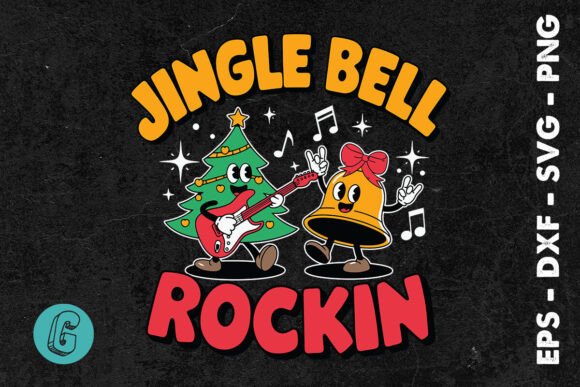 Jingle Bell Rockin Christmas Music SVG Graphics
