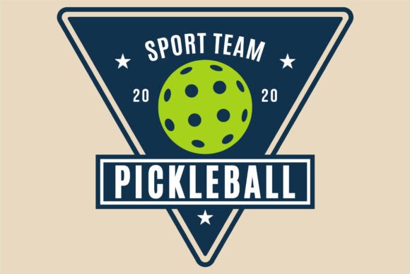 Pickleball Sport Logo Vector Design